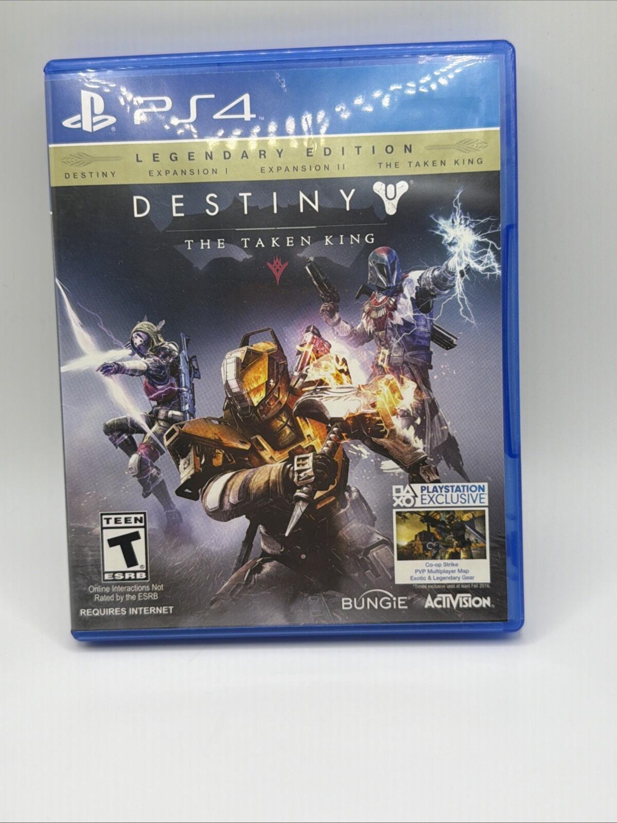 Activision Destiny Taken King Legendary Shooter PS4 NTSC-U/C T 2015 Manual Mult…